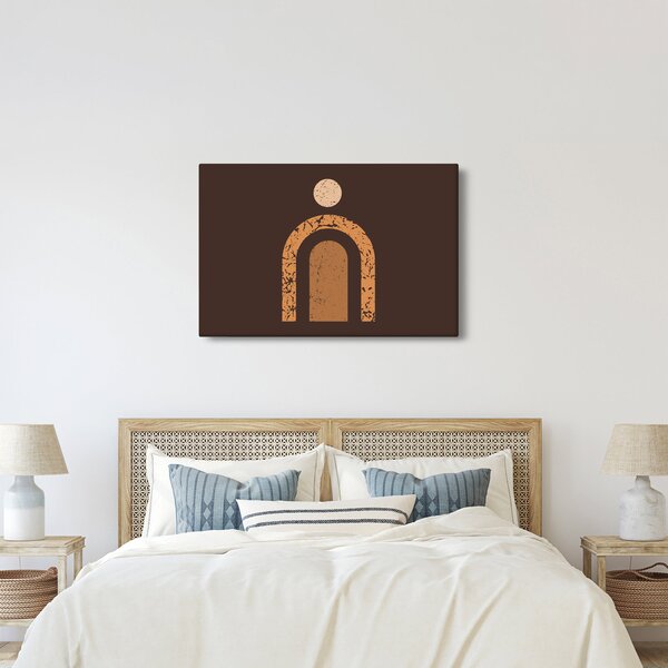 Kép - Narancssárga ívek N⁰3 (90x60 cm)