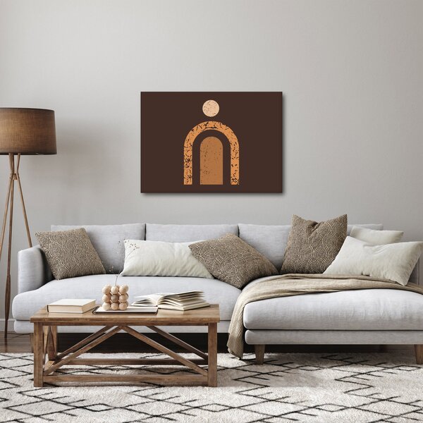 Kép - Narancssárga ívek N⁰3 (70x50 cm)