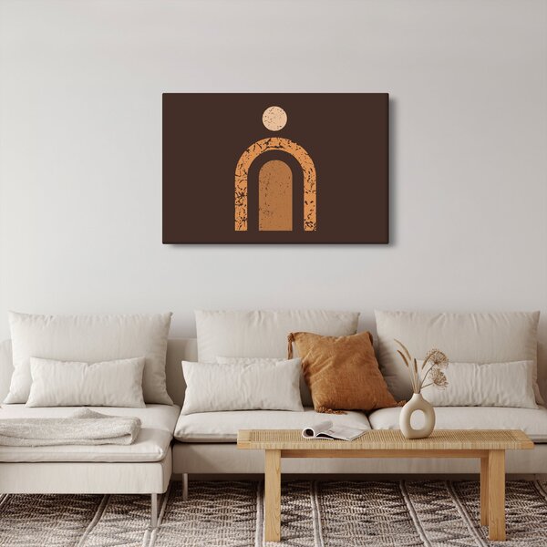 Kép - Narancssárga ívek N⁰3 (90x60 cm)