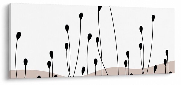 Kép - Grafikus rét N⁰1 (120x50 cm)