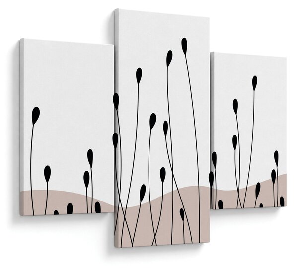 Kép - Grafikus rét N⁰1 (90x60 cm)