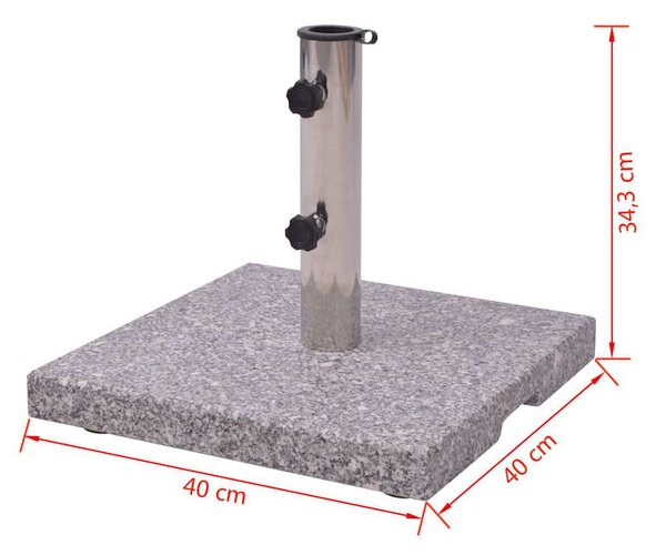 Gránit Napernyő Base Esernyőtartó 20kg
