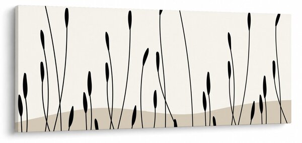Kép - Grafikus rét N⁰3 (120x50 cm)