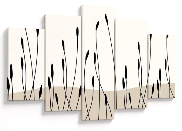 Kép - Grafikus rét N⁰3 (150x105 cm)