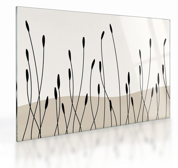 Üveg kép - Grafikus rét N⁰3 (70x50 cm)