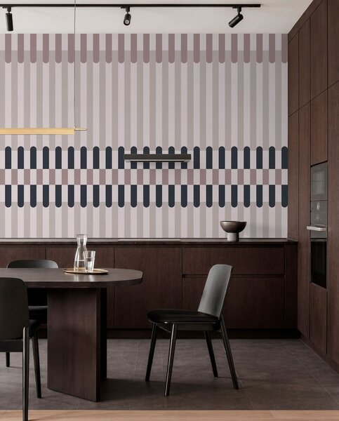 Fotótapéta Csíkos mintázat krém és sötétkék árnyalatokban, Fotótapéta geometria, w05150v2 : Uwalls.hu
