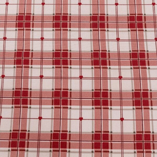 Mikroszálas lepedő TARTAN HEART színes 90x200 cm