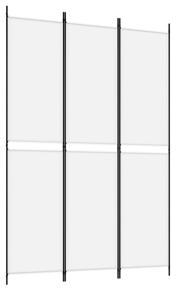 Fehér 3 paneles szövetparaván 150x220 cm