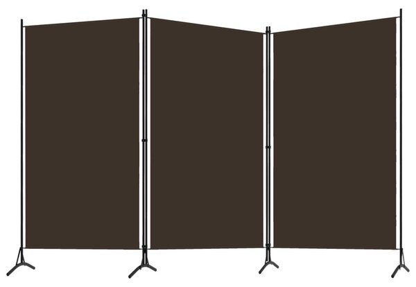 Barna 3 paneles paraván 260 x 180 cm