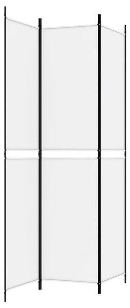 Fehér 3 paneles szövetparaván 150x220 cm