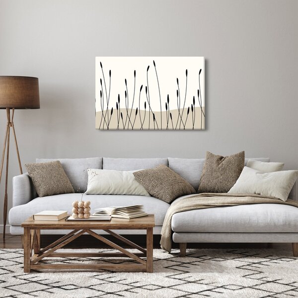 Kép - Grafikus rét N⁰3 (90x60 cm)