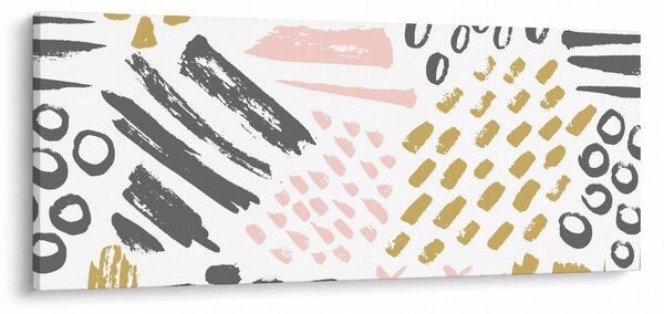 Kép - Absztrakt stroke-ok (120x50 cm)
