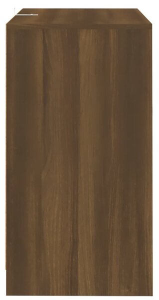 2 db barna tölgyszínű forgácslap tálalószekrény 70 x 41 x 75 cm