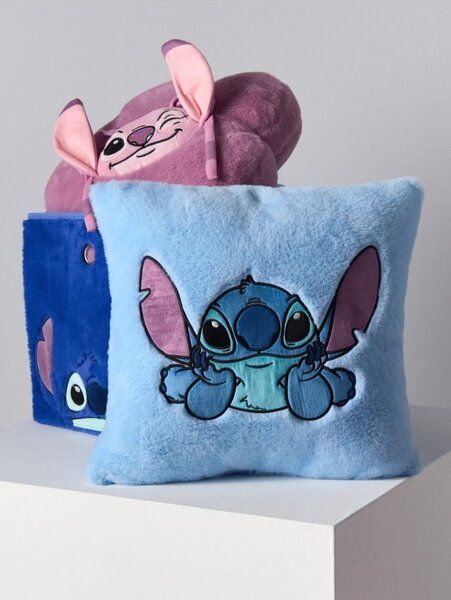 Sinsay - Műszőrme párna Stitch - világoskék