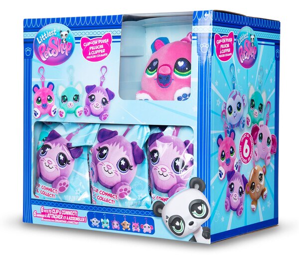 Sinsay - Littlest Pet Shop – plüss clip-on kulcstartó meglepetés tasakban - többszínű