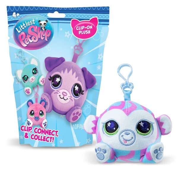 Sinsay - Littlest Pet Shop – plüss clip-on kulcstartó meglepetés tasakban - többszínű