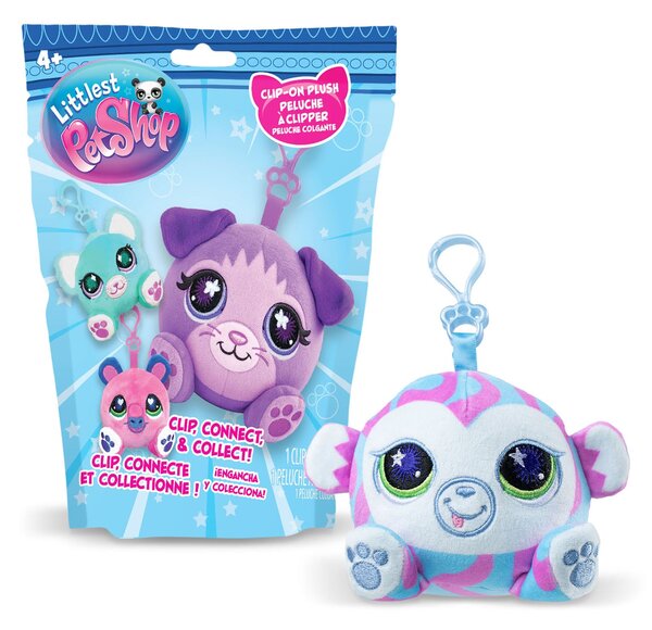 Sinsay - Littlest Pet Shop – plüss clip-on kulcstartó meglepetés tasakban - többszínű