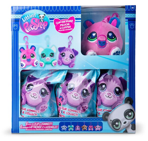 Sinsay - Littlest Pet Shop – plüss clip-on kulcstartó meglepetés tasakban - többszínű