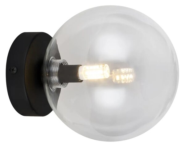 Bubbles Lampbody Wall 1 fekete