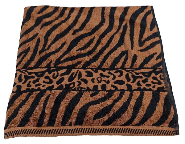 Frottír törülköző ZEBRA barna