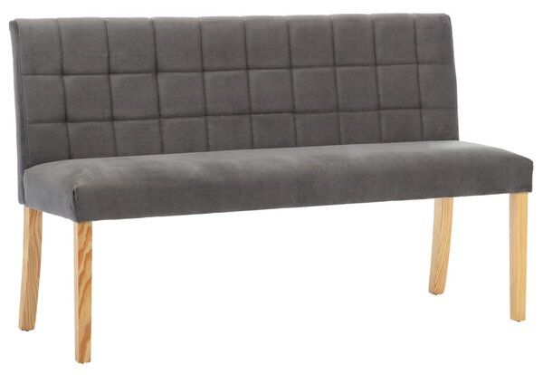 Szürke bársony pad 140 cm