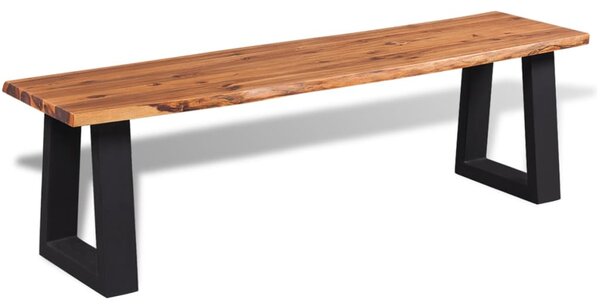 Tömör akácfa pad 145 cm