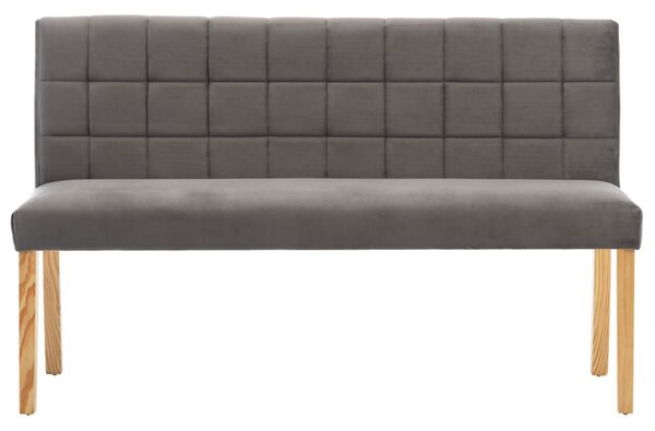 Szürke bársony pad 140 cm