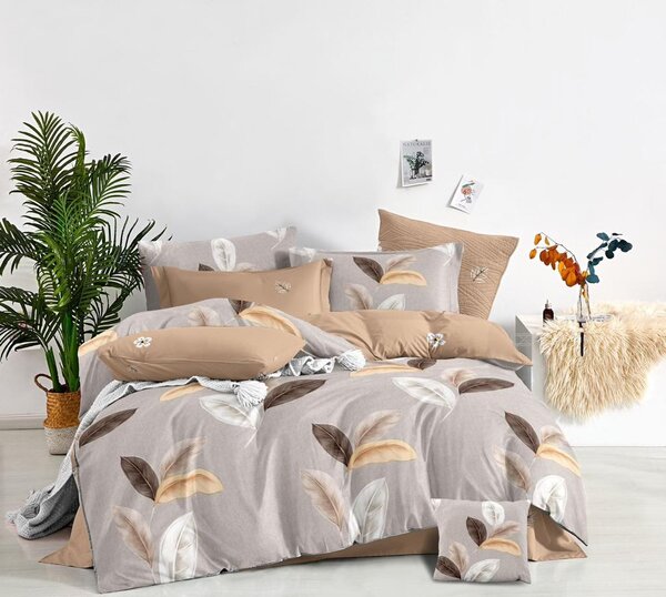 IZABEL BEIGE fotó ágynemű Ágynemű mérete: 140x200 cm, A csomag tartalma: 3 Készletcsomagolás