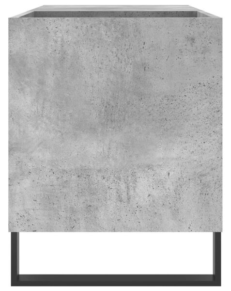 Betonszürke szerelt fa hanglemezszekrény 85x38x48 cm