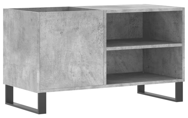 Betonszürke szerelt fa hanglemezszekrény 85x38x48 cm