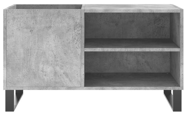 Betonszürke szerelt fa hanglemezszekrény 85x38x48 cm