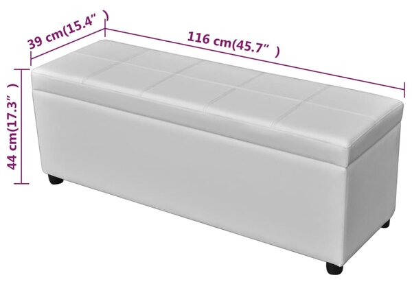 Hosszú fehér fa tárolópad