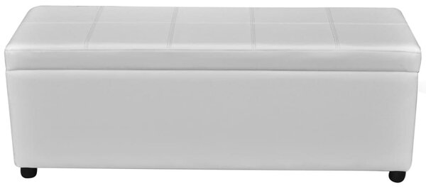 Hosszú fehér fa tárolópad