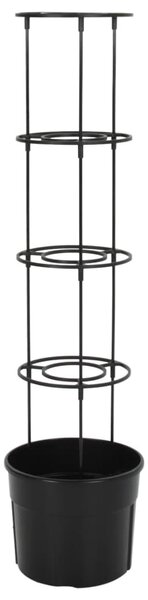 Antracitszürke polipropilén paradicsomtermesztő Ø29,5 x 115 cm