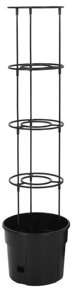 Antracitszürke polipropilén paradicsomtermesztő Ø29,5 x 115 cm