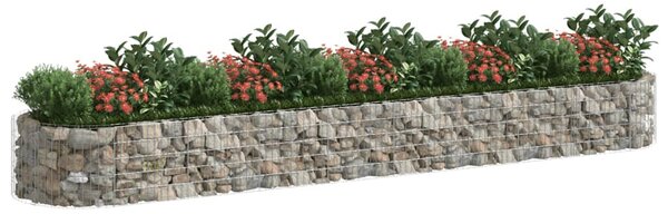 Horganyzott vas gabion magaságyás 500x100x50 cm
