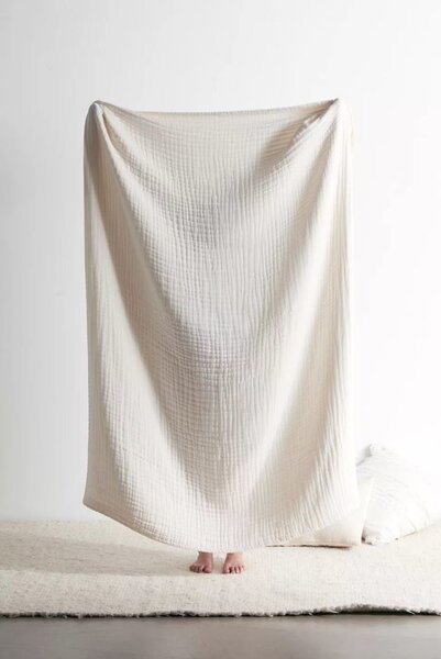 Muszlin ágynemű Bézs Ágynemű mérete: Gyermek méret 90x135 cm, A csomag tartalma: Készletcsomagolás