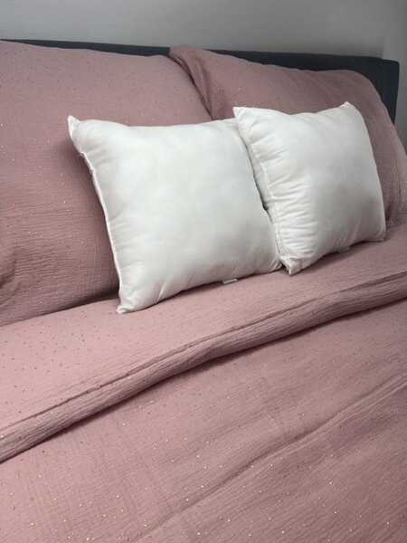 Muszlin ágynemű OLD ROSA Royal Ágynemű mérete: 140x200 cm, A csomag tartalma: Készletcsomagolás