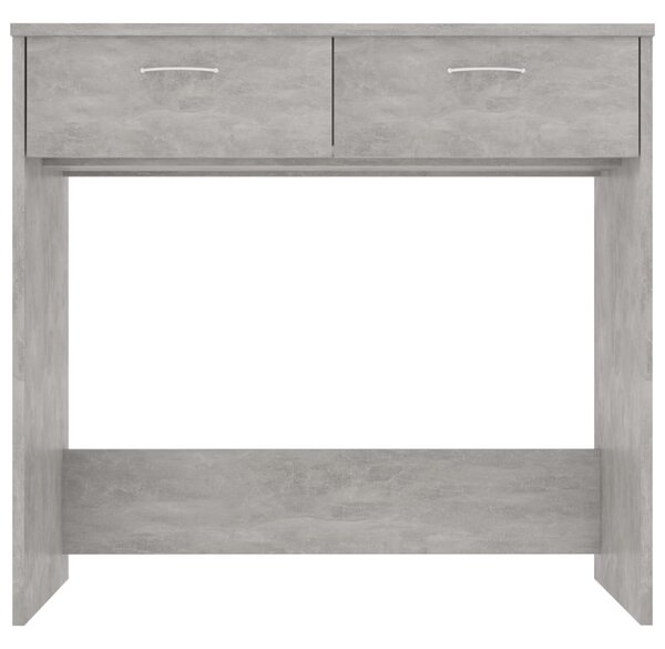 Betonszürke szerelt fa íróasztal 80 x 40 x 75 cm