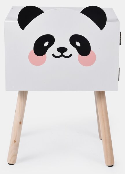 Sinsay - Panda mintás éjjeliszekrény - fehér