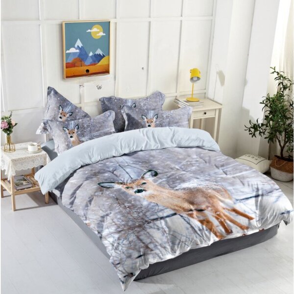 ŐZIKE fotó ágynemű 140x200 cm 3 szett csomag Ágynemű mérete: 140x200 cm, A csomag tartalma: 3 Készletcsomagolás