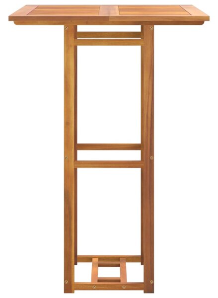 Tömör akácfa bisztróasztal 75 x 75 x 110 cm