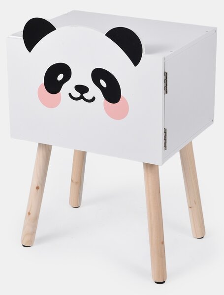 Sinsay - Panda mintás éjjeliszekrény - fehér