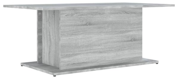 Szürke sonoma szerelt fa dohányzóasztal 102x55,5x40 cm