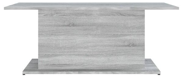 Szürke sonoma szerelt fa dohányzóasztal 102x55,5x40 cm