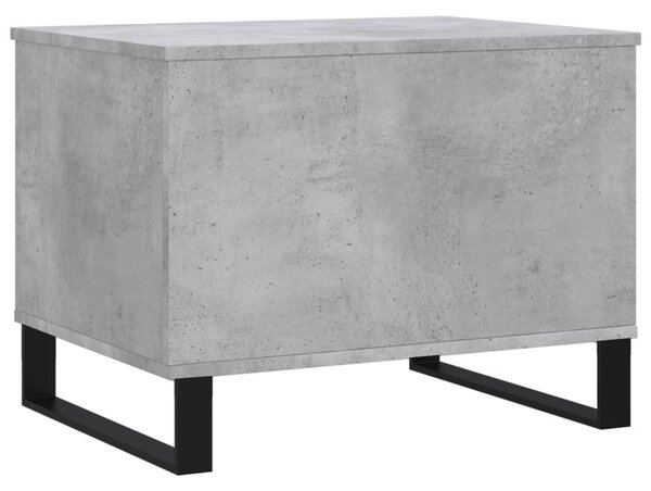 Betonszürke szerelt fa dohányzóasztal 60 x 44,5 x 45 cm