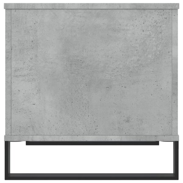 Betonszürke szerelt fa dohányzóasztal 60 x 44,5 x 45 cm