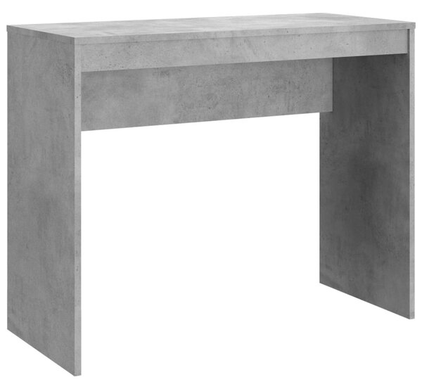 Betonszürke szerelt fa íróasztal 90 x 40 x 72 cm