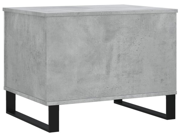 Betonszürke szerelt fa dohányzóasztal 60 x 44,5 x 45 cm