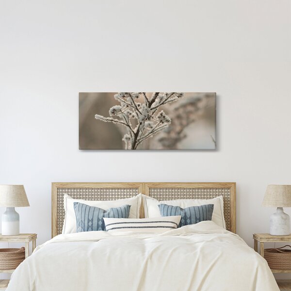 Kép - Növény fagyban (120x50 cm)